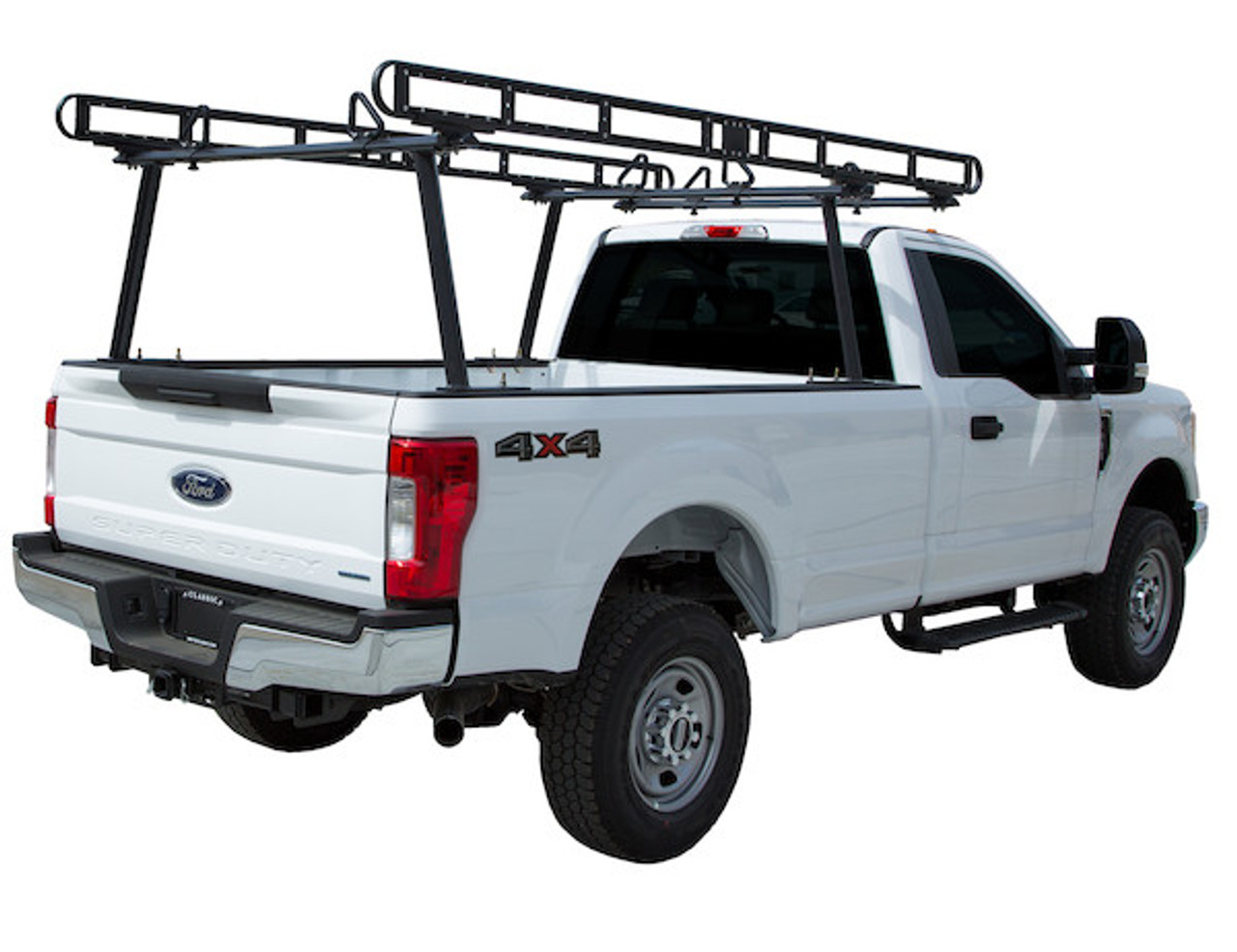 BUYERS 1501410 Black PowderCoated Aluminum Truck Ladder Rack